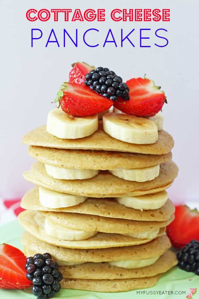 cottage cheese pancakes pinterest pin