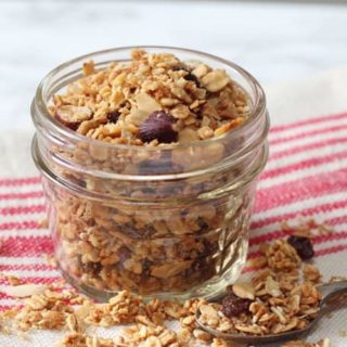 A quick and easy granola recipe - made in the microwave in just 5 minutes!