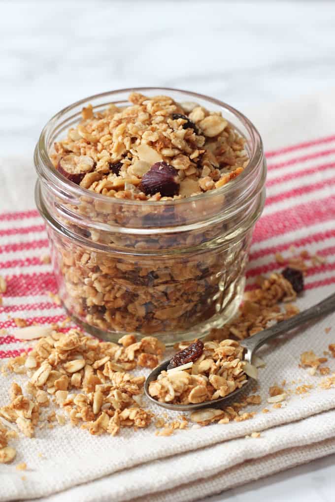 A quick and easy granola recipe - made in the microwave in just 5 minutes!