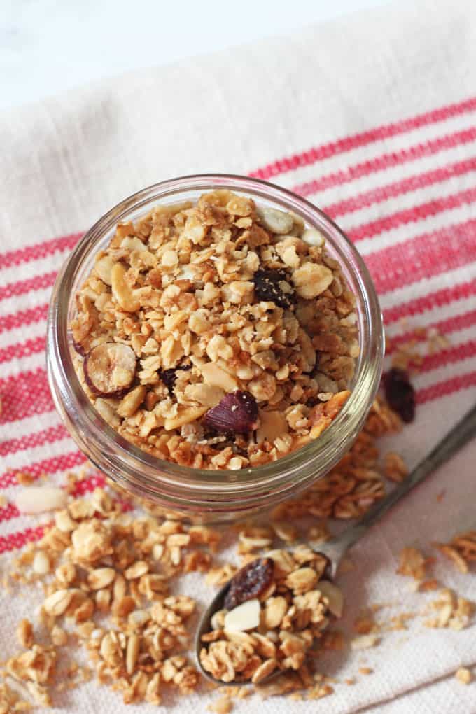 A quick and easy granola recipe - made in the microwave in just 5 minutes!
