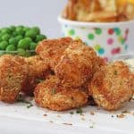 Delicious crispy baked salmon nuggets made using Norwegian Salmon
