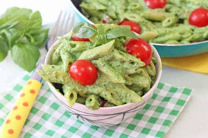 Creamy Avocado Spinach Pasta My Fussy Eater Easy Kids Recipes