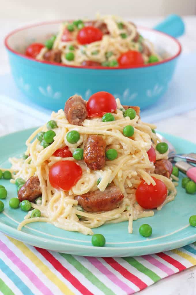 Easy Sausage Spaghetti For Kids