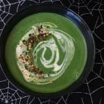 A simple but really healthy Spinach Soup recipe, perfect for your little ghouls this Halloween!