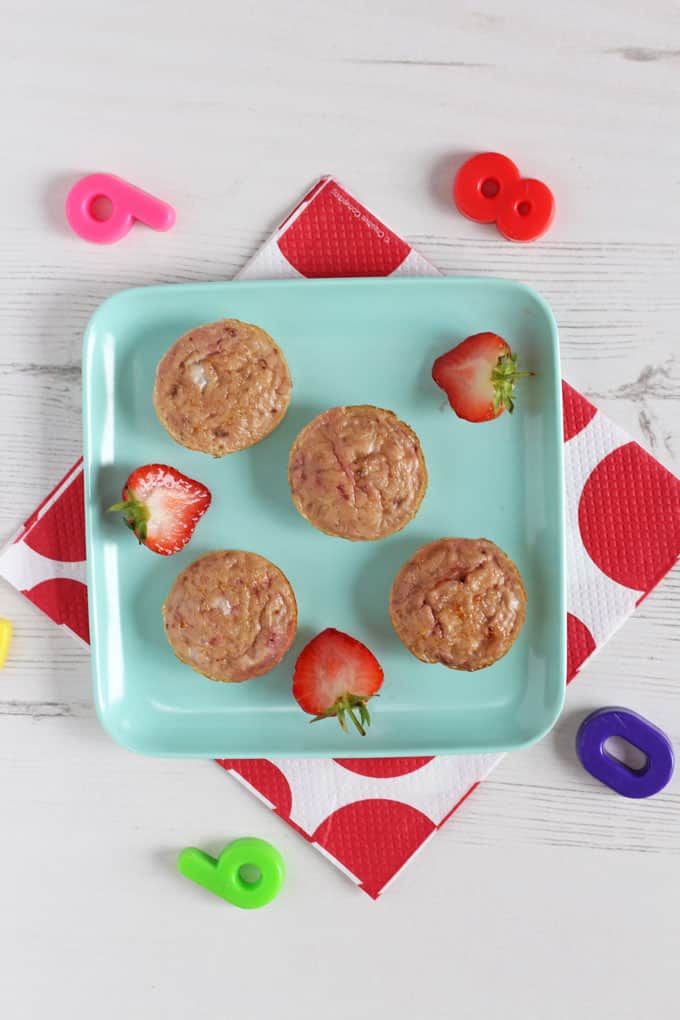 Banana & Egg Mini Muffins for baby weaning