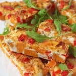 For a delicious, filling and healthy lunch try these Sweet Potato Frittata Slices. Super easy to make!