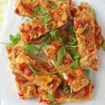 For a delicious, filling and healthy lunch try these Sweet Potato Frittata Slices. Super easy to make!