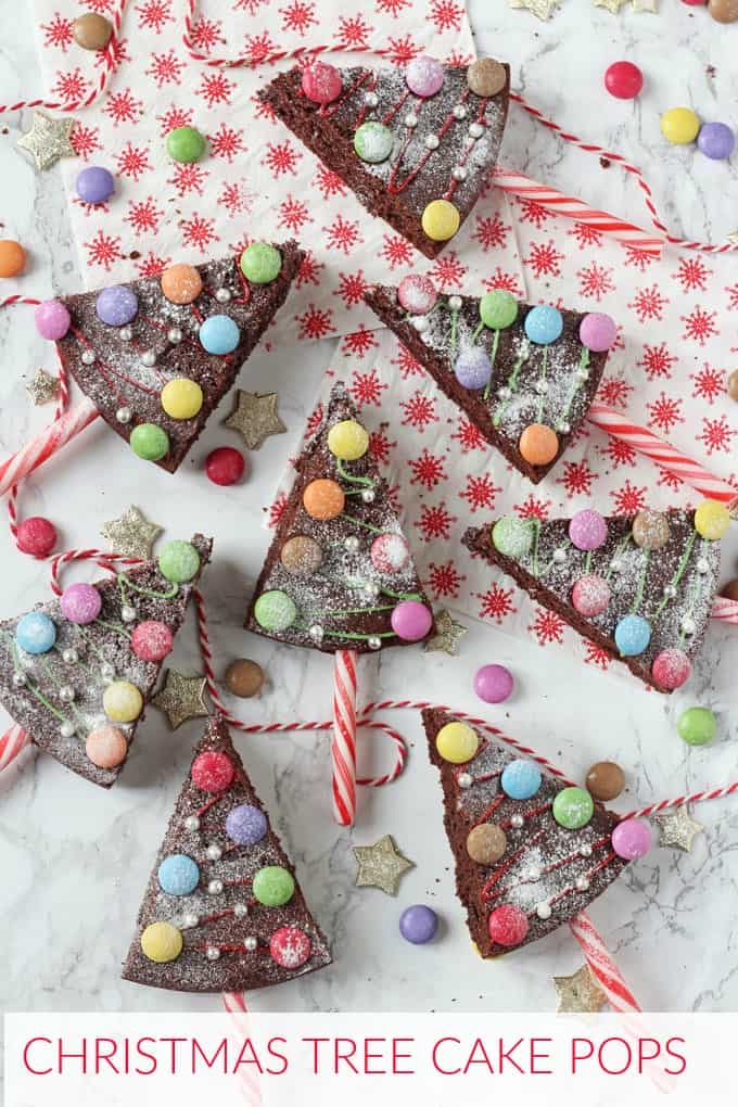 Christmas Tree Cake Pops Pinterest Pin