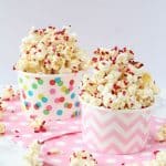 Movie nights are not the same with popcorn! Whip up this delicious sweet Raspberry & Vanilla Popcorn in the microwave in just 3 minutes. No oil needed!