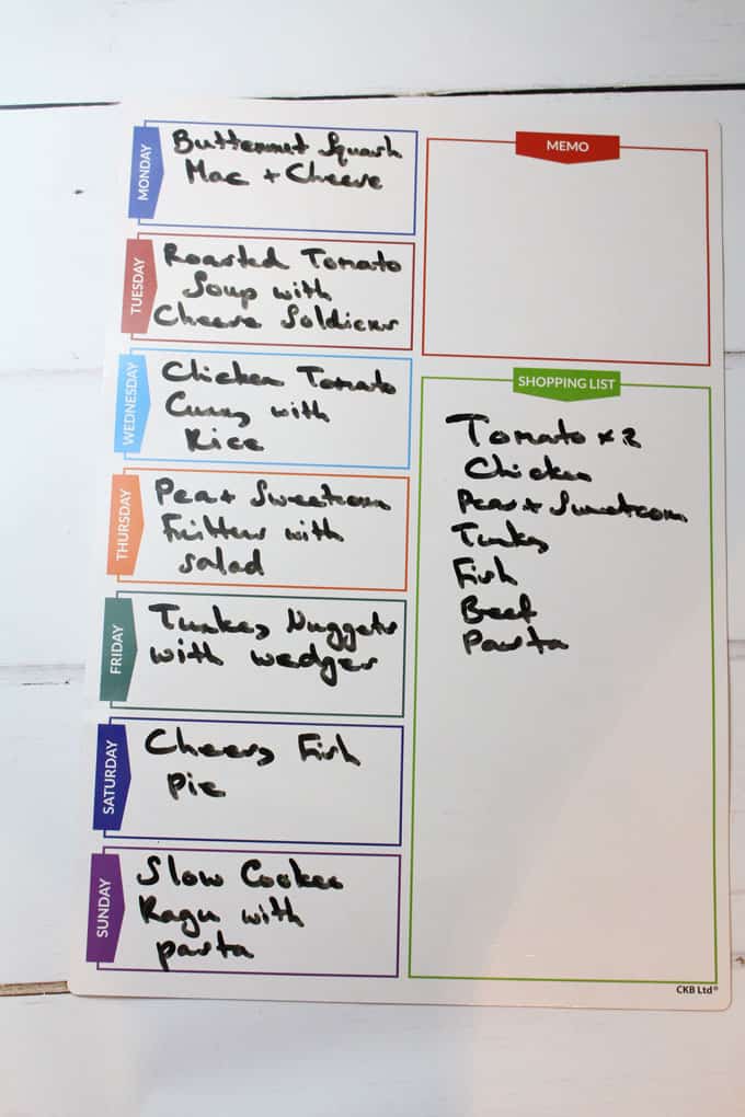 Family Meal Plan 6 My Fussy Eater Easy Family Recipes pinterest