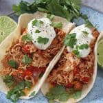 These tasty Chicken Fajitas are so easy to make. Simply bung all the ingredients into the slow cooker and come back to a delicious dinner later in the day! Super healthy and Slimming World friendly too!