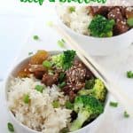 A super simple and delicious Beef and Broccoli recipe. This is so easy to make, simply chuck all the ingredients into the slow cooker or crockpot and leave it to cook all day.