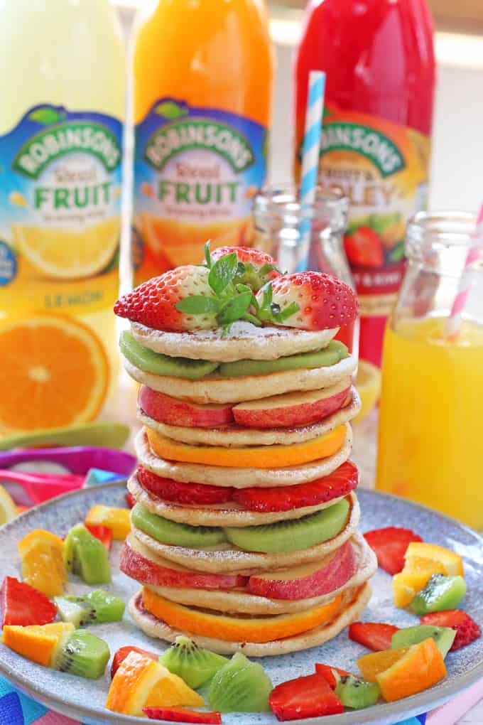 Fruit pancakes on sale