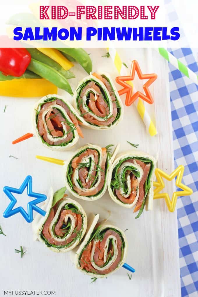 Kid-Friendly Salmon Pinwheels Pinterest Pin