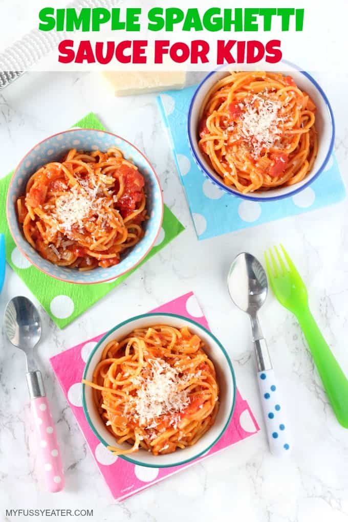 simple spaghetti sauce for kids 