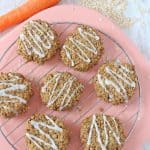 These delicious cookies are gluten, dairy and egg free, low in sugar and packed with nutritious oats and carrots! A great way to get the kids into the kitchen cooking!