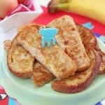 This simple French Toast or Eggy Bread recipe makes the perfect finger food for weaning babies and toddlers!
