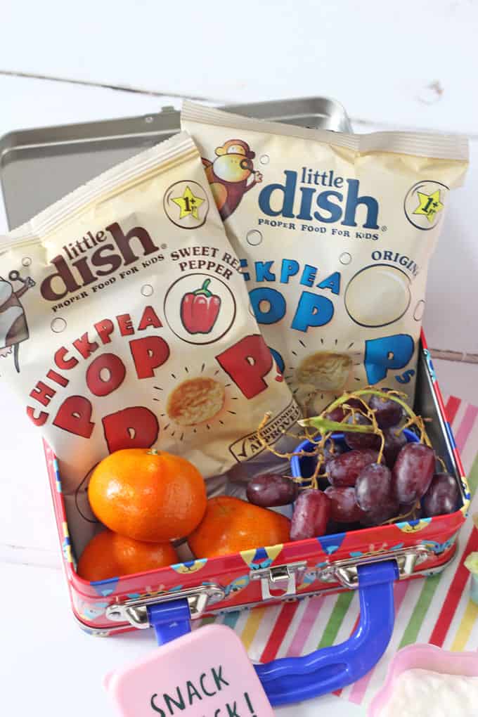 Pop Pops - A brand new popped savoury snack from Little Dish made with 40% chickpeas