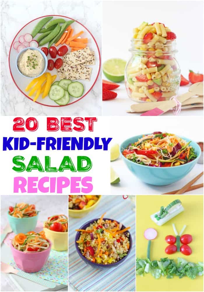 20 Best Kid-Friendly Salad Recipes Pinterest Pin