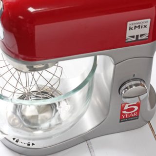 The beautiful new and improved Kenwood kMix Range, including this spicy red stand mixer!