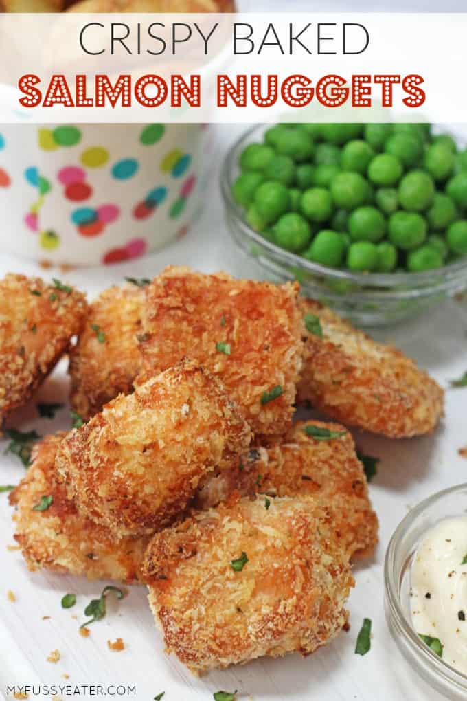 Homemade Crispy Baked Salmon Nuggets