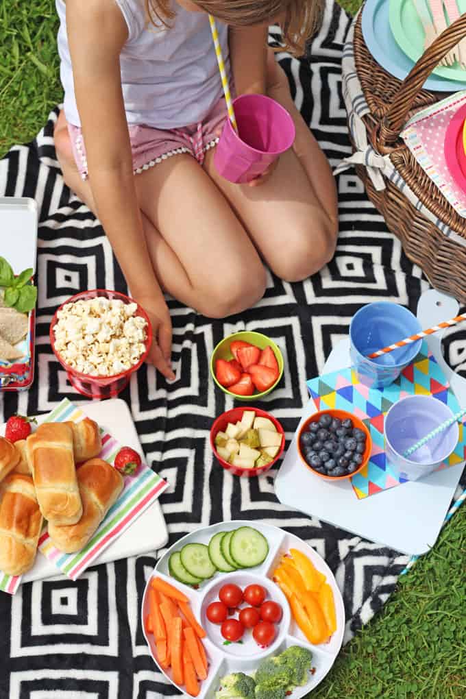 5 minute picnic for kids