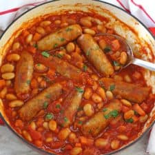 Easy Sausage & Butterbean Casserole-image