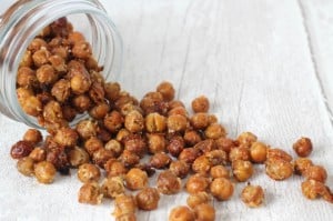 Roasted Garlic, Herb & Parmesan Chickpeas-image