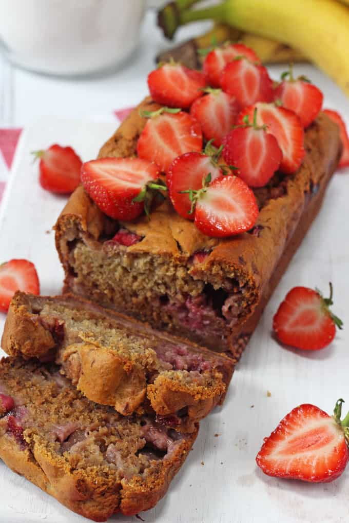 Strawberry Banana Bread 