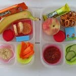 Make travelling with kids a little easier and less stressful by packing them a box of these tasty and healthy snacks!