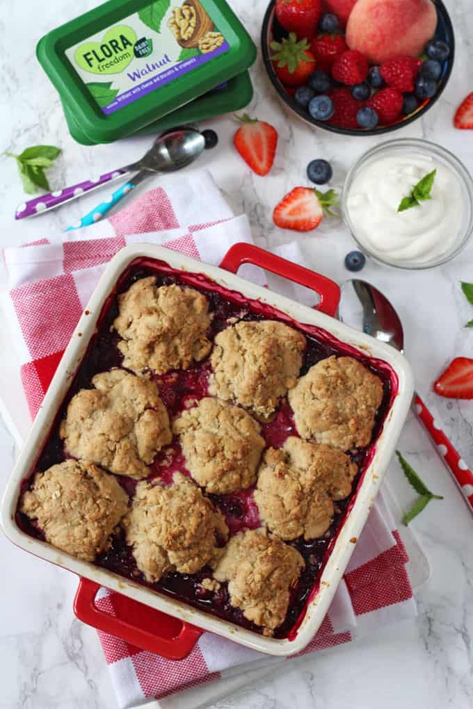 Summer Fruit Cobbler