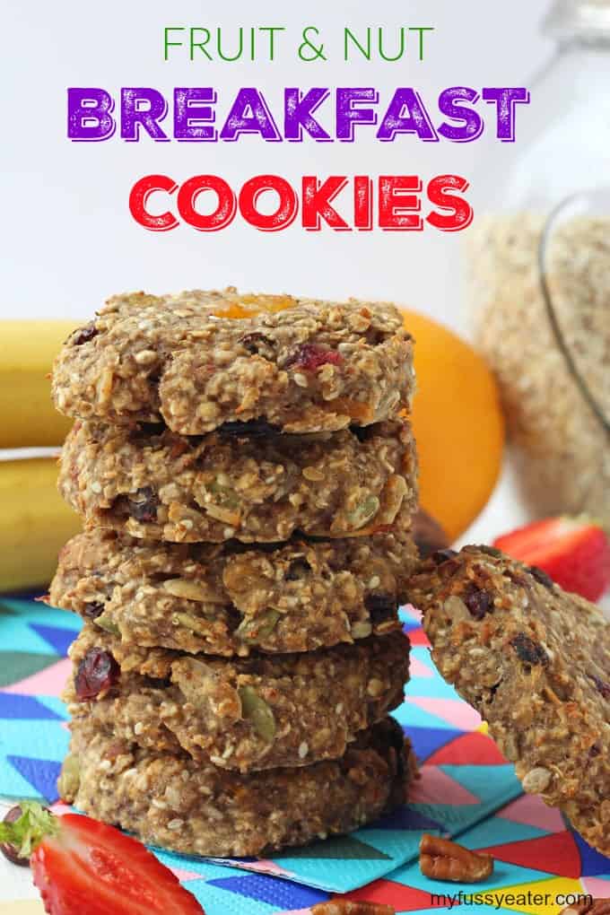 Fruit & Nut Breakfast Cookies