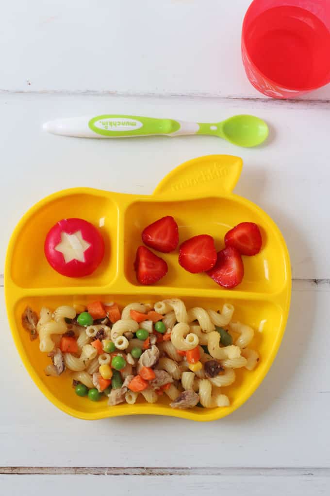 Easy and nutritious toddler lunch — these are some of my toddler's fav