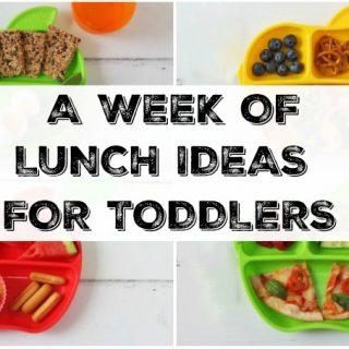 Seven quick, easy and healthy lunch ideas you can feed your toddler this week!