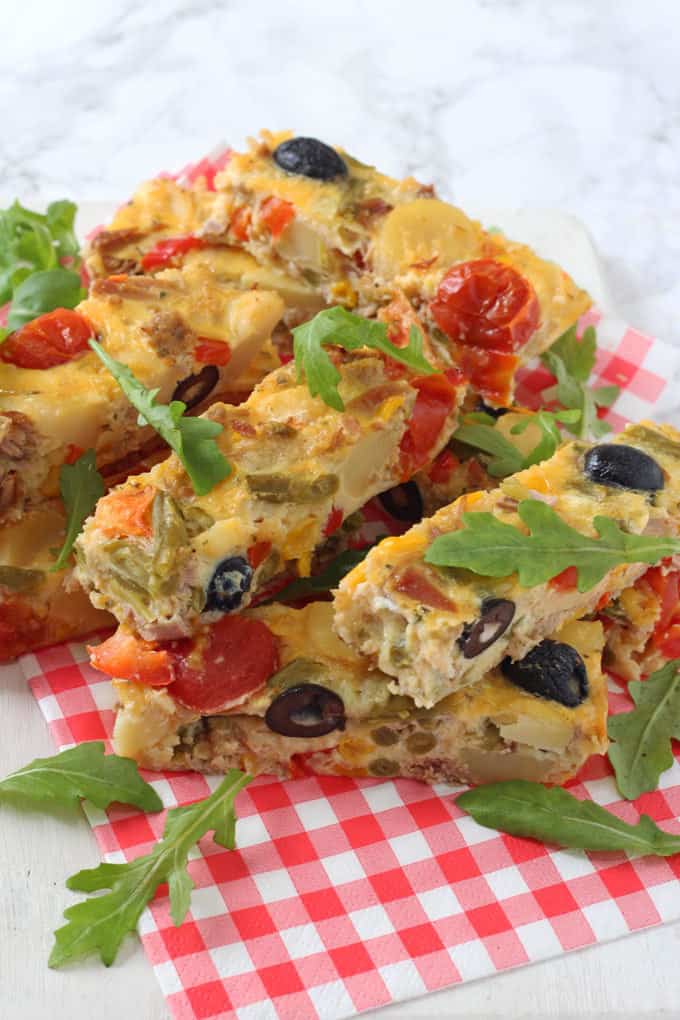 Tuna Nicoise Frittata