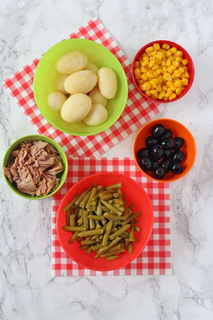 Tuna Nicoise Frittata Ingredients