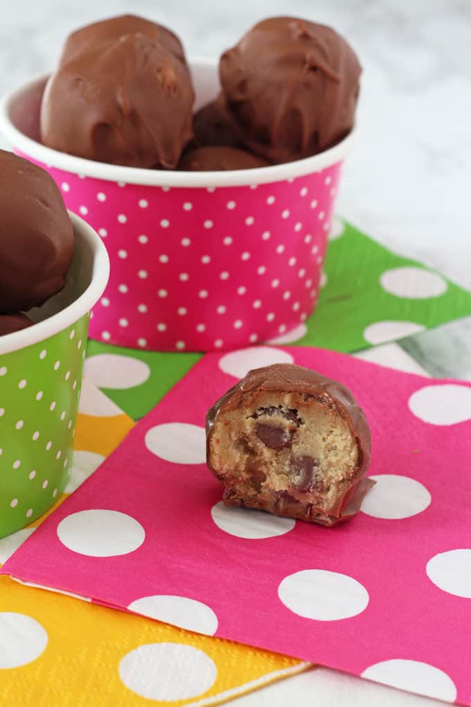 Chocolate Chip Cookie Dough Bites