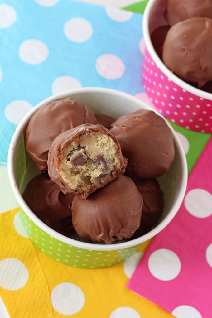 Chocolate Chip Cookie Dough Bites