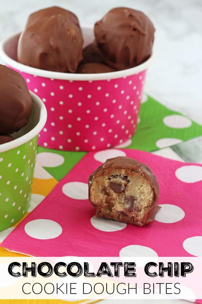 Chocolate Chip Cookie Dough Bites