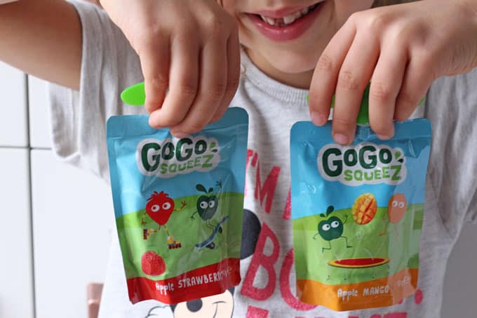 Healthy snacking for kids on the go made easy with GoGo squeeZ!