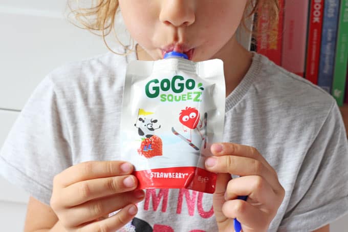 Healthy snacking for kids on the go made easy with GoGo squeeZ!