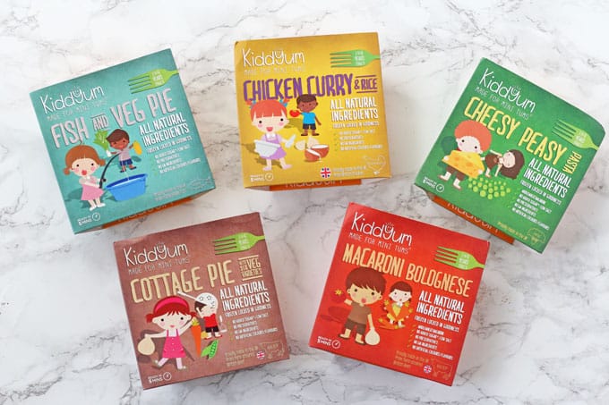 Delicious frozen meals for little people from Kiddyum