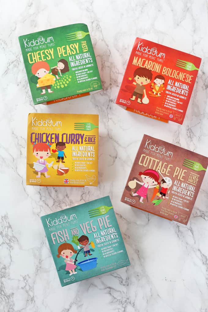 Delicious frozen meals for little people from Kiddyum