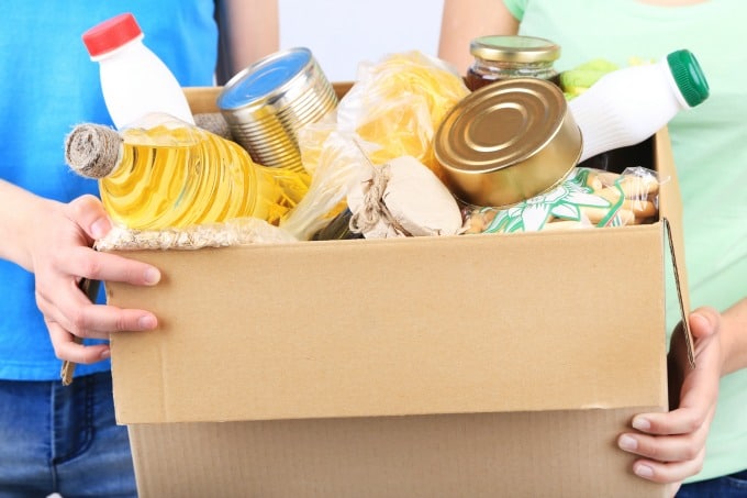 food bank box