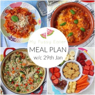 Family Meal Plan 29th January 2018