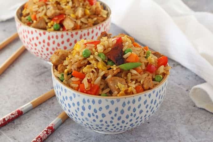 Chinese Pork Fried Rice - My Fussy Eater | Easy Family Recipes