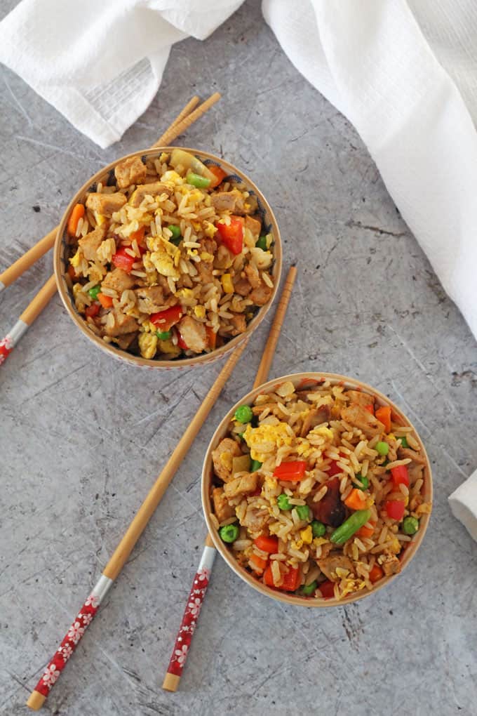 Quick & Easy Chinese Pork Fried Rice