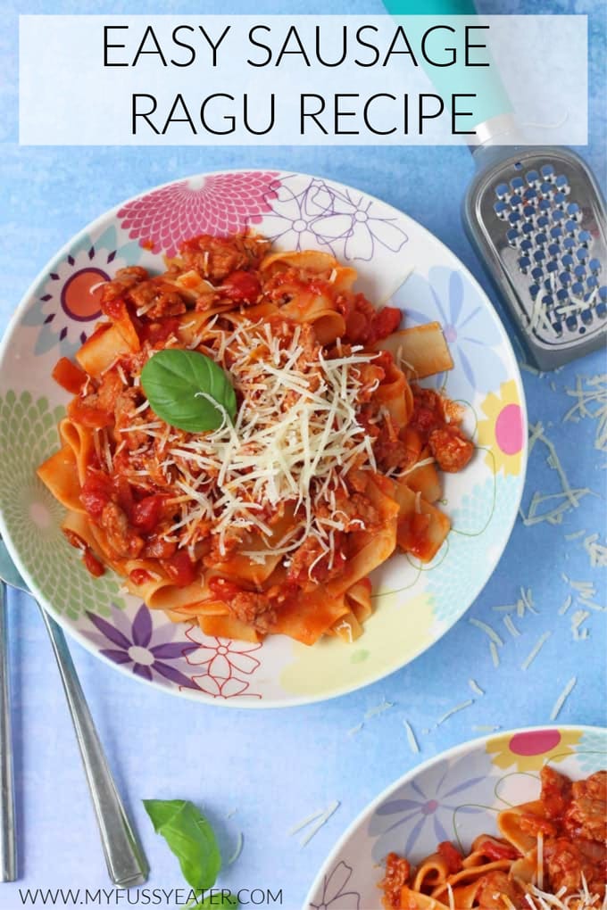 easy sausage ragu