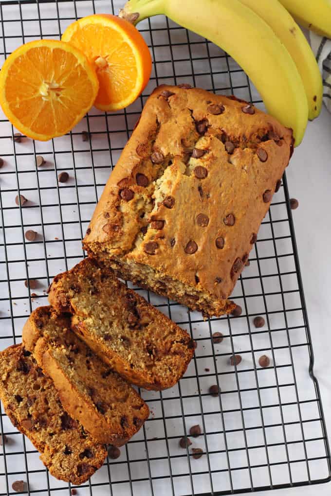 chocolate orange banana bread