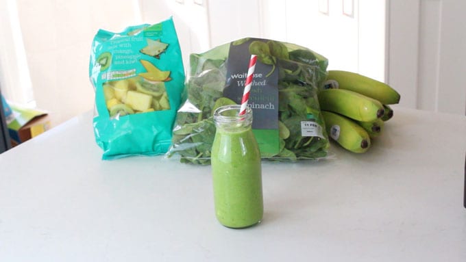 Tropical Green Smoothie Ingredients